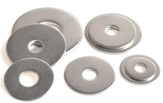 China Multipurpose Round Flat Washers , Large Diameter Steel Washers M3-M36 supplier