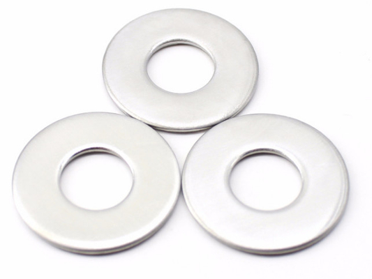 China SS316 SS304 316L Round Flat Washers , Plain Steel Washers A2 -70 Long Life Span supplier