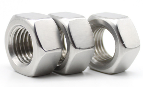 China SS316 Stainless Steel Hex Nut , A2 - 70 Stainless Steel Lock Nuts Fine Threaded supplier