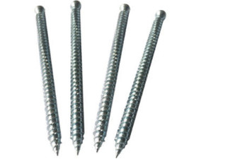 China Sturdy Flat Head Concrete Screws , Roofing Fasteners Screws Plain Surface supplier