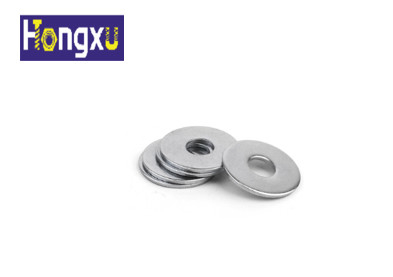 China Zinc Plated Round Flat Washers , Stainless Steel Fender Washers No Burr supplier