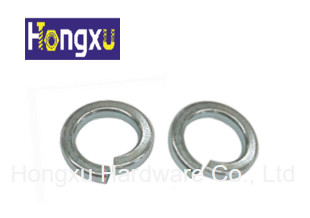 China DIN127 DIN128 Carbon Flat Spring Steel Washers Zinc Plated M2 - M36 supplier