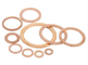 200 Pcs M5 - M14 Assorted Solid Copper Gasket Washers Seal Flat Ring Set With Box supplier
