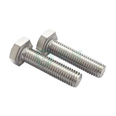 China DIN933 316 Stainless Steel Hex Bolts M6-M52 Size 6 Mm - 300 Mm Length supplier