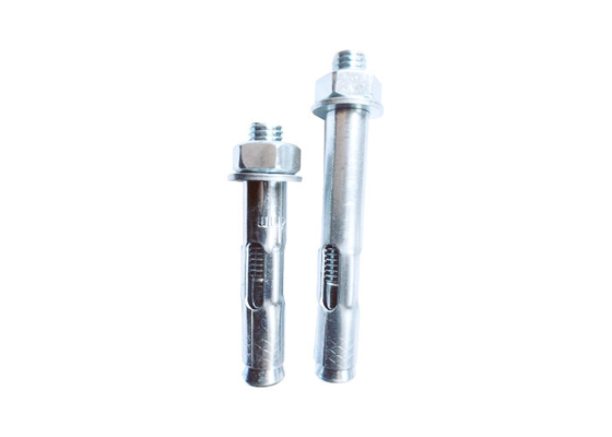 China Practical Hex Bolt Sleeve Anchor , Small Concrete Anchors Plain Surface supplier