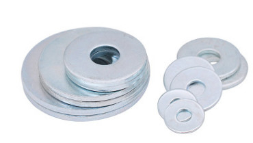 China DIN9021 Silver Zinc Plated Flat Washer Wear Resistant SS304 / SS316 Grade supplier