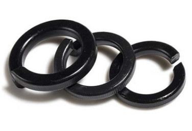 China Black Surface Steel Spring Washer DIN / ANSI / GB Standard Easy To Use supplier