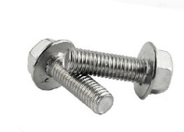 China DIN6921 Hexagon Flange Head Bolt Carbon Steel Material With Zinc Plated Surface supplier