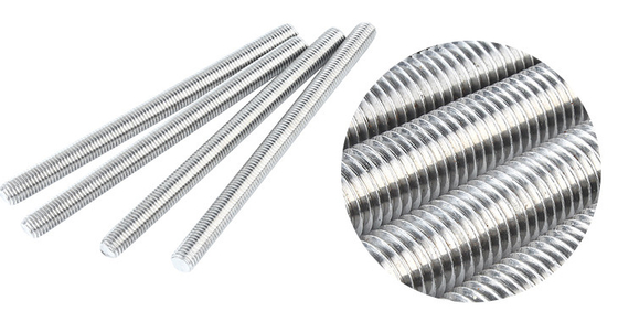 China B7 A2-70 Stainless Steel Threaded Rod , Stainless Steel Threaded Bar supplier