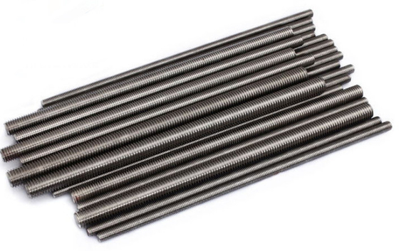 China M4 - M36 Threaded Steel Rod Wear Resistant Black Color Easy Assembly supplier