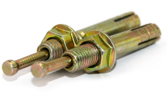 China Durable Hexagonal Galvanized Sleeve Anchors Wear Resistant Easy Installation supplier