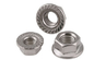 Hex Head Din6923 Flange Nut , SS304 Stainless Steel Flange Nuts DIN Standard supplier